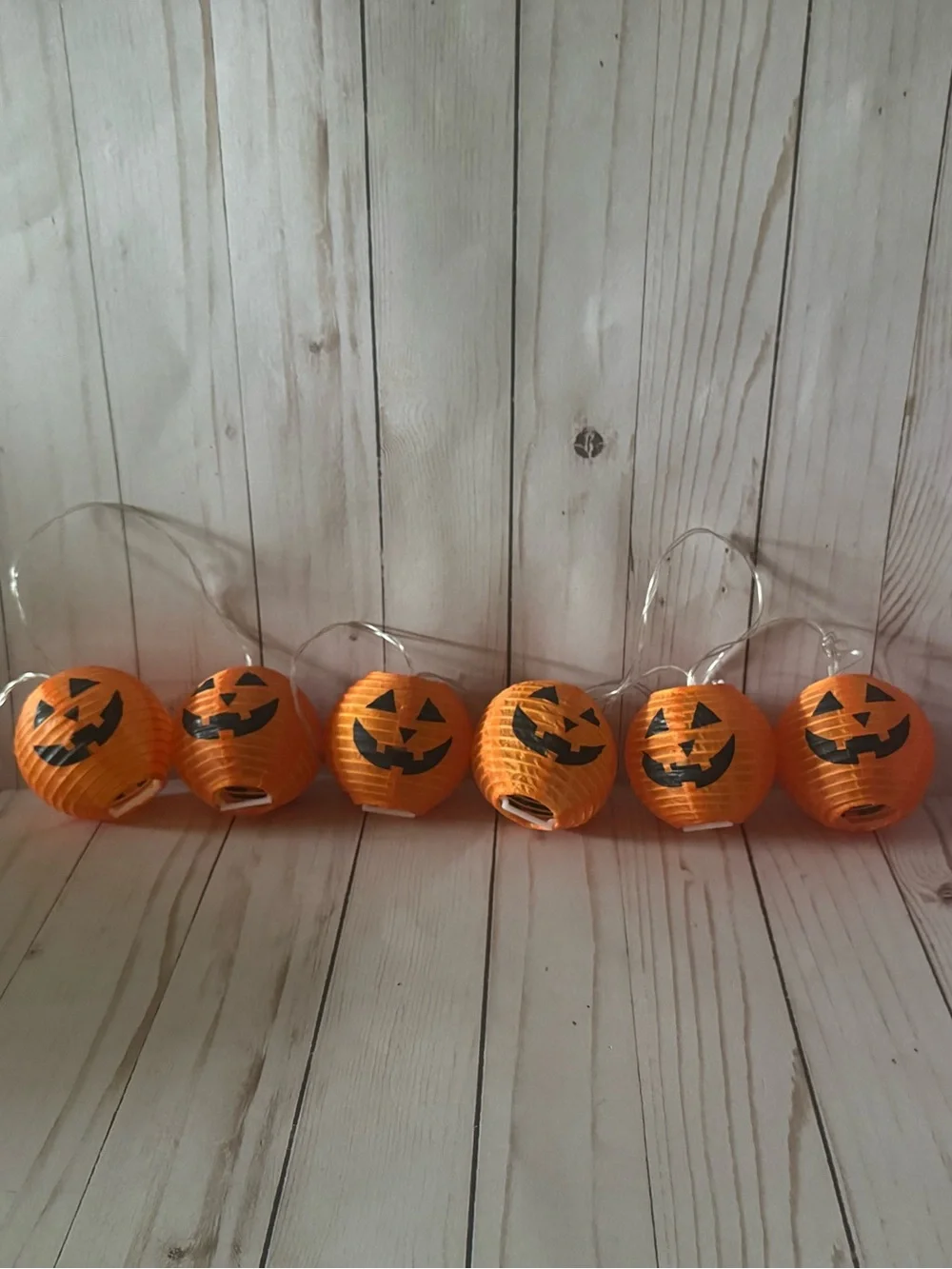 Jack-O-Lantern paper lantern party lights